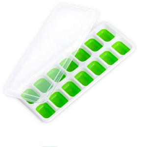 FORMA GELO PLASTICA COM TAMPA CATUAI VERDE