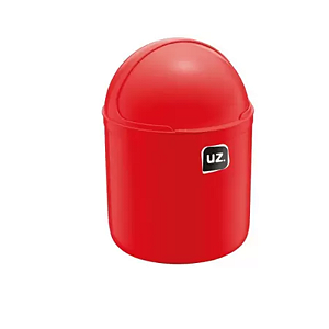 LIXEIRA DE PIA VERMELHA 4LTS UZ
