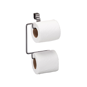 SUPORTE PAPEL HIGIÊNICO DUPLO PARA CAIXA ACOPLADA