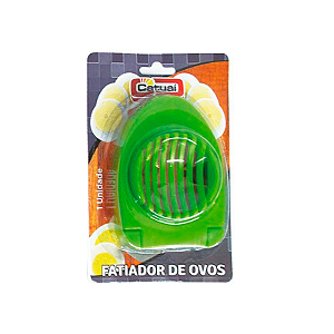 CORTADOR DE OVOS 10,5X7CM VERDE CATUAI