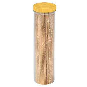 PORTA MACARRÃO 950ML SANREMO TRANSPARENTE COM TAMPA AMARELO