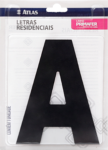 LETRA RESIDENCIAL ATLAS ACM PR 12CM “A”