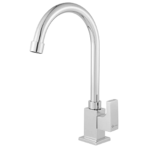 TORNEIRA TALITA LAVATÓRIO BASE QUADRADO 4916 COM BICA BAIXA 1/4"