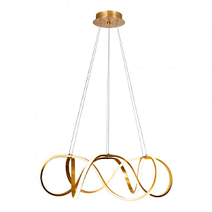 PENDENTE SPACE COUNTOUR PLU 50W 3K 60CM GOLD