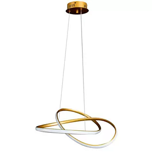 PENDENTE SPACE SATURNO LED GOLD 50W 3000K