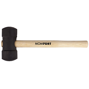 MARTELO BORRACHA 60MM PRETO MOMFORT