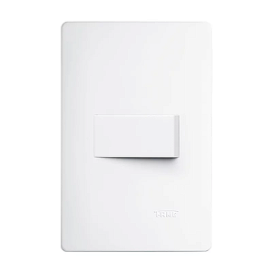 CONJUNTO FAME HABITAT 4X2 INTERRUPTOR PARALELO HORIZONTAL COM SUPORTE