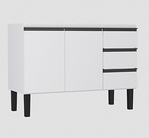 GABINETE COZIMAX AÇO NETUNO BRANCO 1171MM