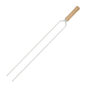 ESPETO DUPLO 85CM CROMADO