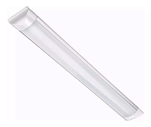 LUMINARIA LED SLIM 40W 120CM LUZ BRANCA FRIA MEGACE