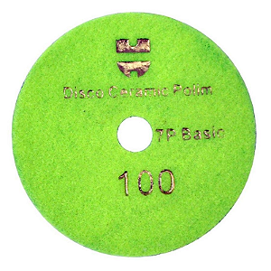 DISCO POLIMENTO CERAM GR100 VERDE WURTH