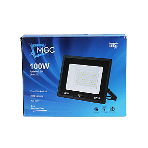 REFLETOR LED 100W 6500K LUZ BRANCA FRIA MEGACE