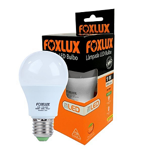 LÂMPADA LED BULBO 12W LUZ BRANCA QUENTE 3000K FOXLUX