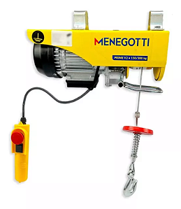 GUINCHO SEM COLUNA 300KG MONO 220V MENEGOTTI