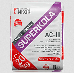 ARGAMASSA SUPERKOLA ACIII 20KG INKOR