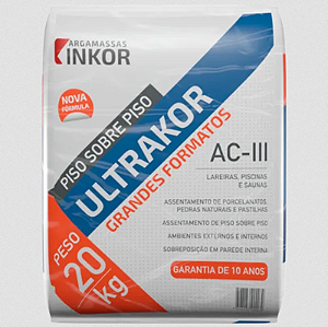 ARGAMASSA ULTRAKOR ACIII 20KG INKOR