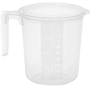 JARRA PLÁSTICO MEDIDORA 1LT