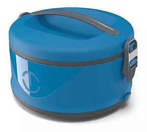 MARMITA TÉRMICA MILAO SEM DIVISÓRIA 1,5L AZUL UNITERM