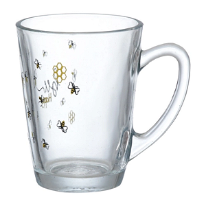JOGO CANECA COM 3 PEÇAS VIDRO HONEY CANC104