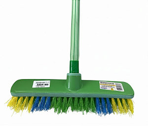 ESFREGÃO ODIM COM CABO R308 25CM VERDE ESCURO/VERDE/AMARELO/AZUL