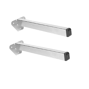 SUPORTE PIA PARAFUSAR PRATA 50CM ALG