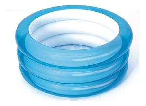 PISCINA INFLÁVEL 3 ANÉIS 43L BESTWAY AZUL