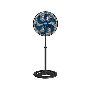 VENTILADOR OSCILANTE PEDESTAL TURBO 6P 50CM AZUL 127V