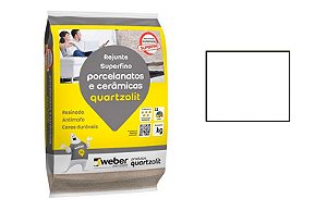 REJUNTE PORCELANATO QUARTZOLIT 1KG BRANCO