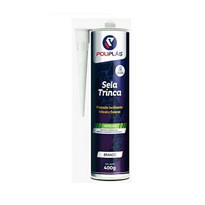 SELA TRINCA BRANCO 400G POLIPLAS