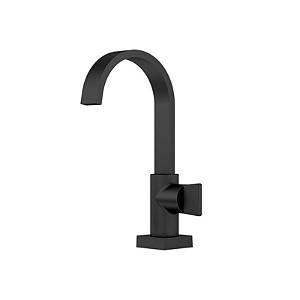 TORNEIRA LAVATÓRIO FANI BICA ALTA 1195 BK210 BLACK