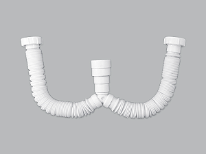 SIFÃO EXTENSIVO CIPLA DUPLO 750MM BRANCO