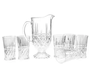 CONJUNTO 7 PEÇAS PARA REFRESCOS COPACABANA