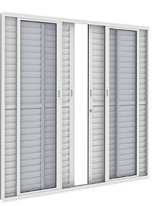 PORTA VITROLAR BALC  CORRER CLASS 2M BRANCO