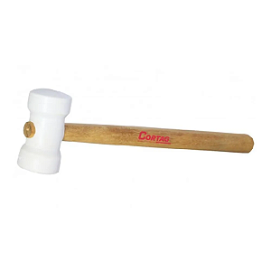 MARTELO BORRACHA 40MM BRANCO CORTAG