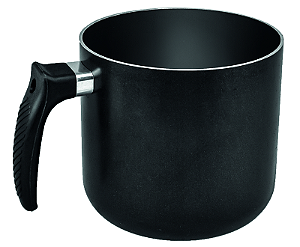 CANECÃO NOBRE 14 COM TAMPA  2L PRETO