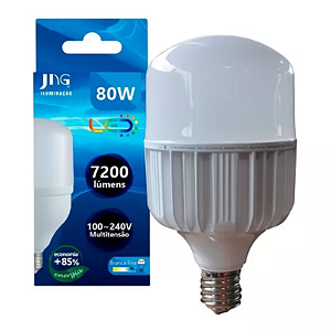 LÂMPADA LED BULBO 80W 6500K E27 / E40 JNG