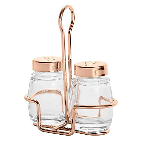 CONJUNTO SALEIRO E PIMENTEIRO ROSE GOLD 87111
