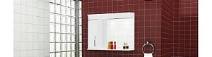 ESPELHEIRA MONACO 1 LÂMPADA LED 79.5 CM BRANCO