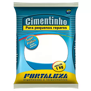 CIMENTINHO BRANCO 1KG FORTALEZA