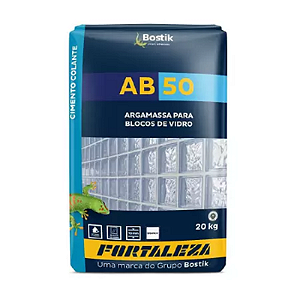 ARGAMASSA PARA BLOCO VIDRO AB 50 FORTALEZA