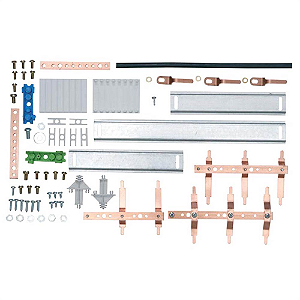 KIT BARRAMENTO BIFASICO TN II-28 DIN 100A