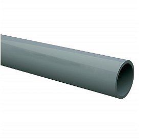 TUBO RÍGIDO LEVE PVC CINZA 1.1/4