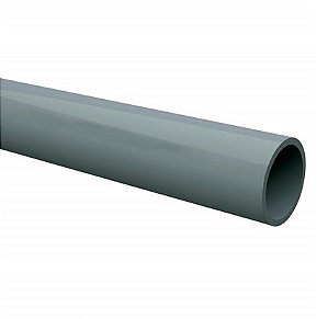 TUBO RÍGIDO LEVE PVC CINZA 1.1/2"