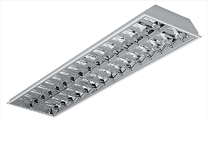 LUMINÁRIA EMBUTIR PARABÓLICA RE 800 15A 2X32W