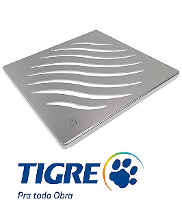GRELHA TIGRE INOX QUADRADA 100