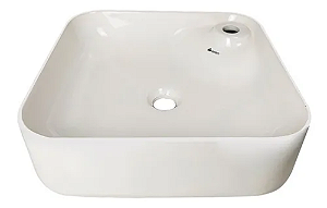 CUBA DE LOUCA QUADRADA GAAM BRANCO 410X41