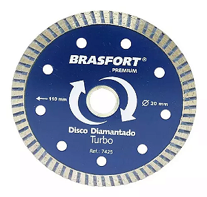 DISCO DIAMANTADO TURBO BRASFORT 110X20