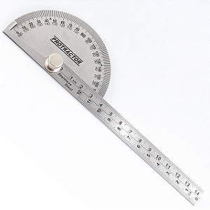 TRANSFERIDOR DE GRAU COM REGUA PROTRACTOR