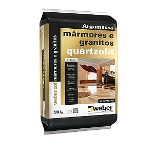 ARGAMASSA QUARTZOLIT MÁRMORES E GRANITOS INTERNO