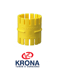 LUVA PARA CONDUITE KRONA AMARELO 25MM